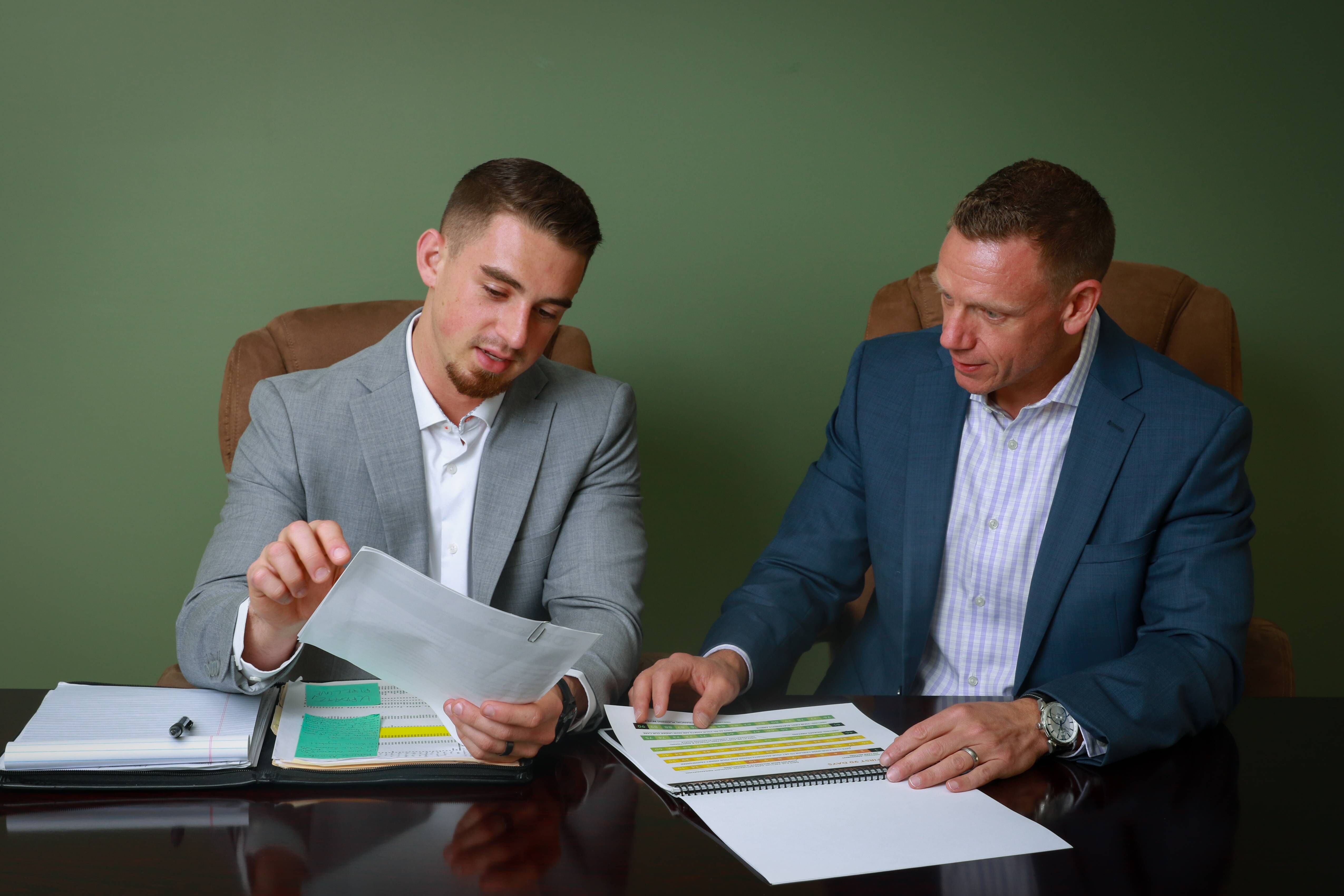 Tailored Wealth Solutions advisor discussing retirement strategies
